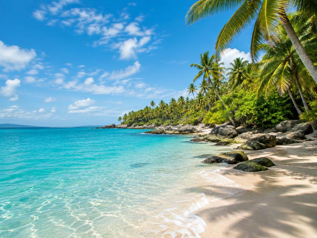Praia tropical
